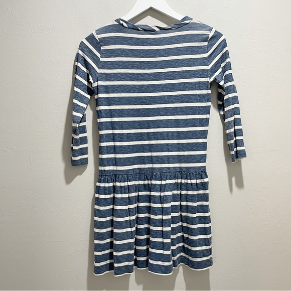 J CREW CREWCUTS Girls Size 14 Clothing Lot Striped Dress & Chambray Unicorn Top - Picture 3 of 13